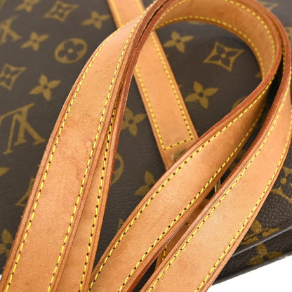 Louis Vuitton Babylone Handbag Monogram Canvas, BROWN, CANVAS, Tote bag