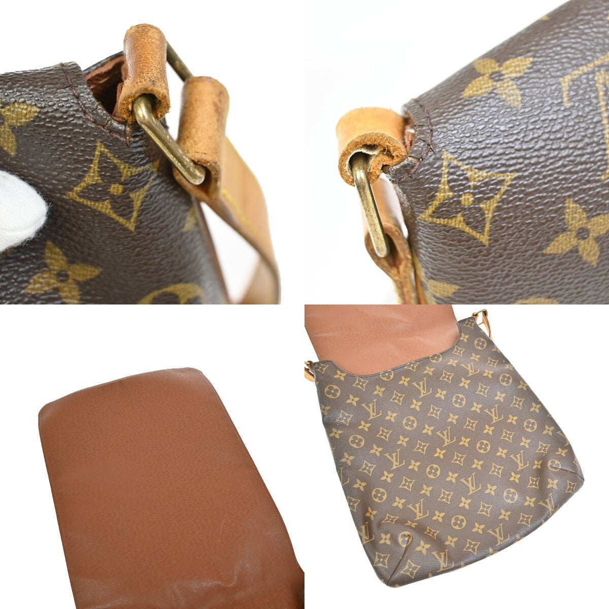 Louis Vuitton Musette Handbag Monogram Canvas, BROWN, CANVAS, Shoulder bag