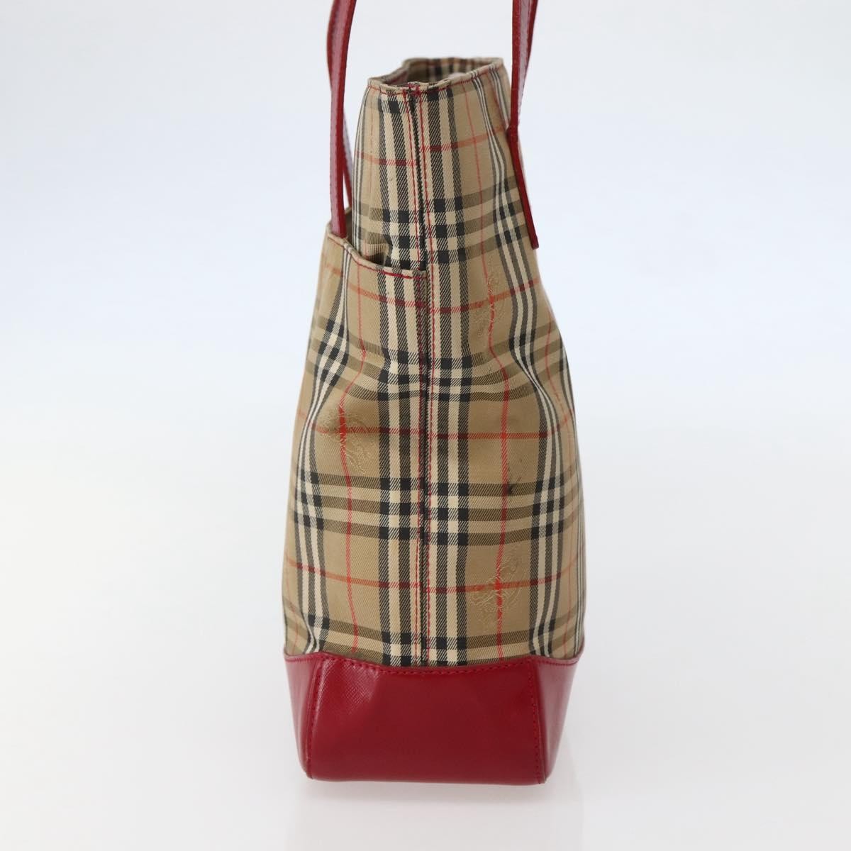 Burberry Nova Check Tote canvas check pattern, BEIGE, CANVAS, Tote bag