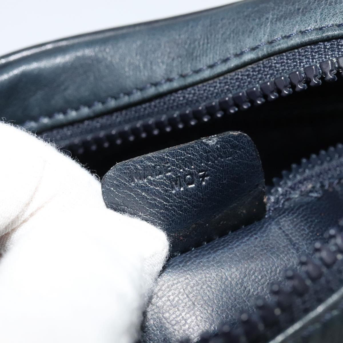 Celine Shoulder Bag Leather, NAVY, LEATHER, Shoulder bag