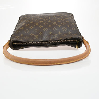 Louis Vuitton Looping Handbag Monogram Canvas, BROWN, CANVAS, Shoulder bag