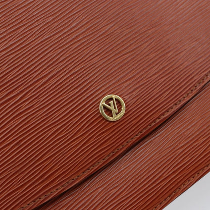 Louis Vuitton Grenelle Shoulder Bag Epi Leather, BROWN, LEATHER, Shoulder bag
