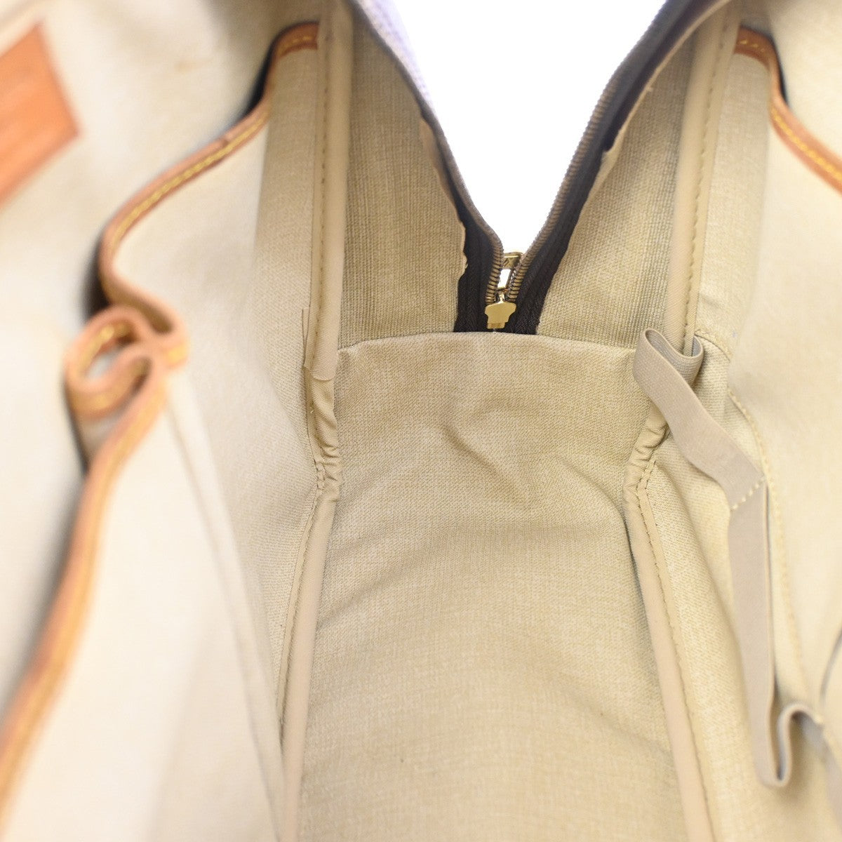 Louis Vuitton Deauville Handbag Monogram Canvas, BROWN, CANVAS, Handbag