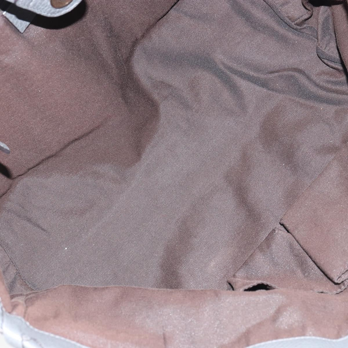 Gucci Bamboo Tassel Tote Leather, GRAY, LEATHER, Tote bag