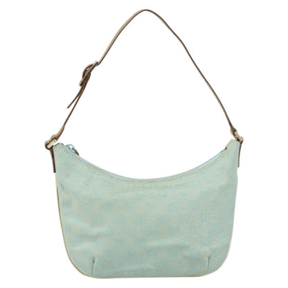 Gucci Vintage Pochette Shoulder Bag GG Canvas, BLUE, CANVAS, Shoulder bag