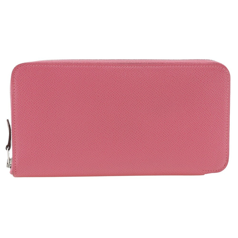 Hermes Azap Zip Around Wallet Epsom, PINK, LEATHER, Wallets
