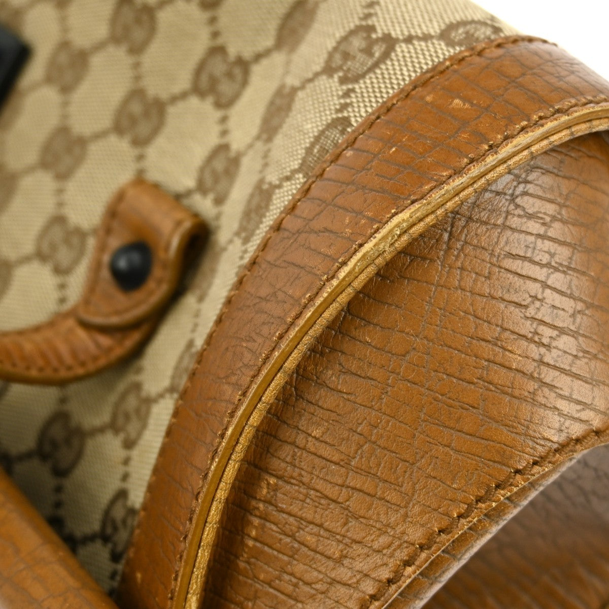 Gucci Bamboo Bullet Bag GG Canvas, BROWN, CANVAS, Shoulder bag