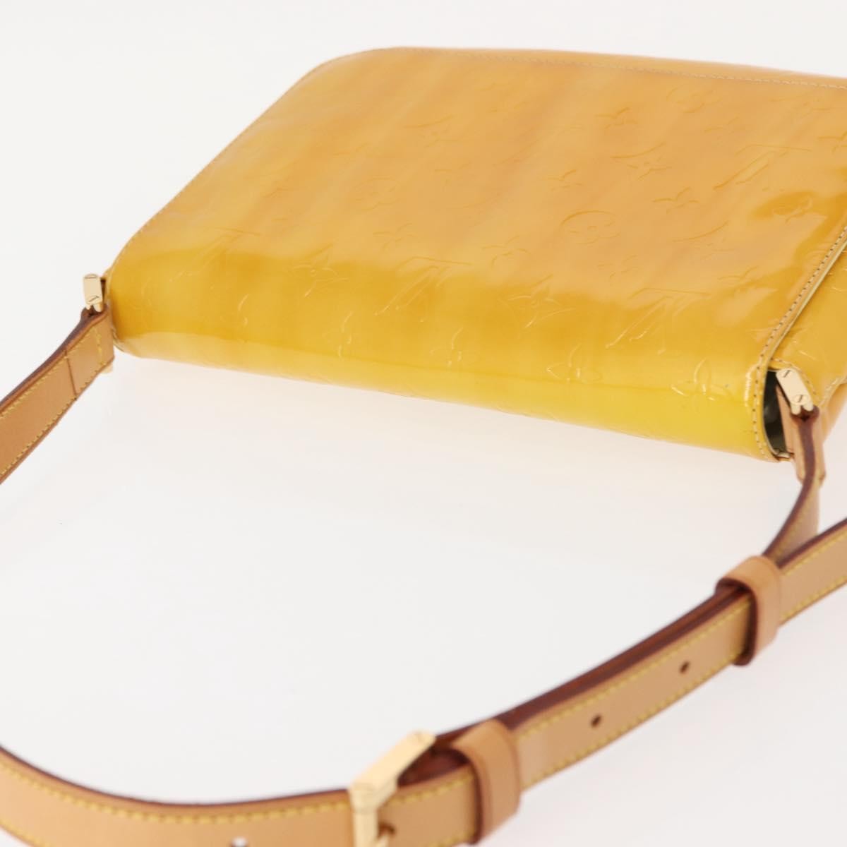 Louis Vuitton Thompson Street Handbag Monogram Vernis, YELLOW, PATENT_LEATHER, Shoulder bag