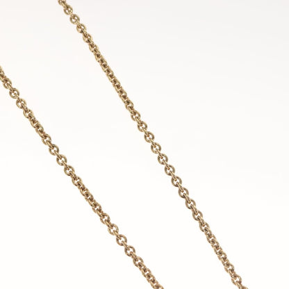 Christian Dior Logo Necklace Crystal Embellished Metal, GOLD, METAL, Necklace