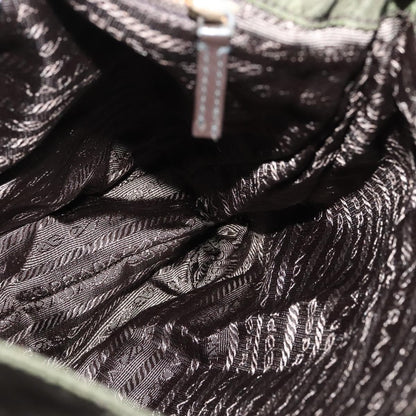 Prada Vintage Flap Messenger Bag Tessuto, KHAKI, NYLON, Shoulder bag