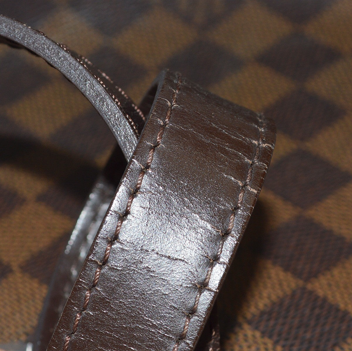 Louis Vuitton Bloomsbury Handbag Damier, Brown, Canvas, Shoulder Bag