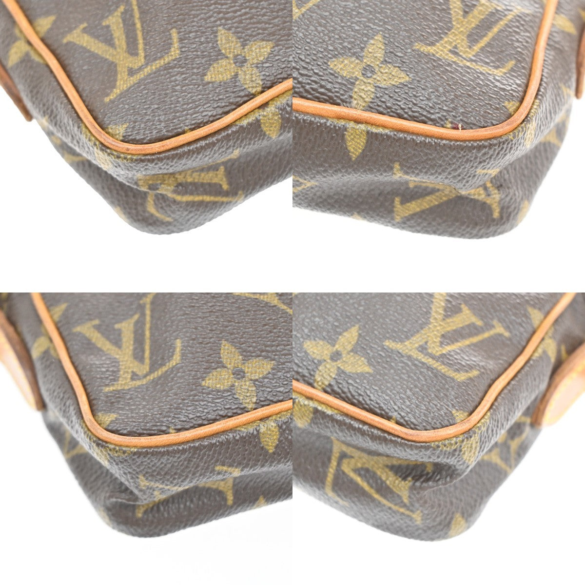 Louis Vuitton Danube Handbag Monogram Canvas, Brown, Canvas, Clutch