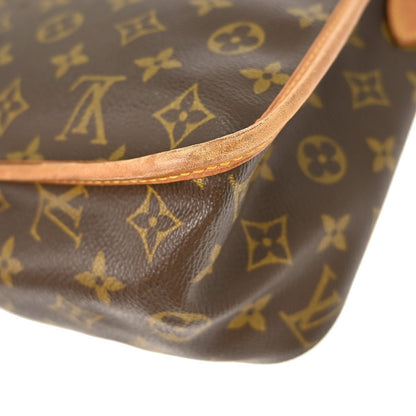 Louis Vuitton Sac Gibeciere Messenger Bag Monogram Canvas, BROWN, CANVAS, Shoulder bag