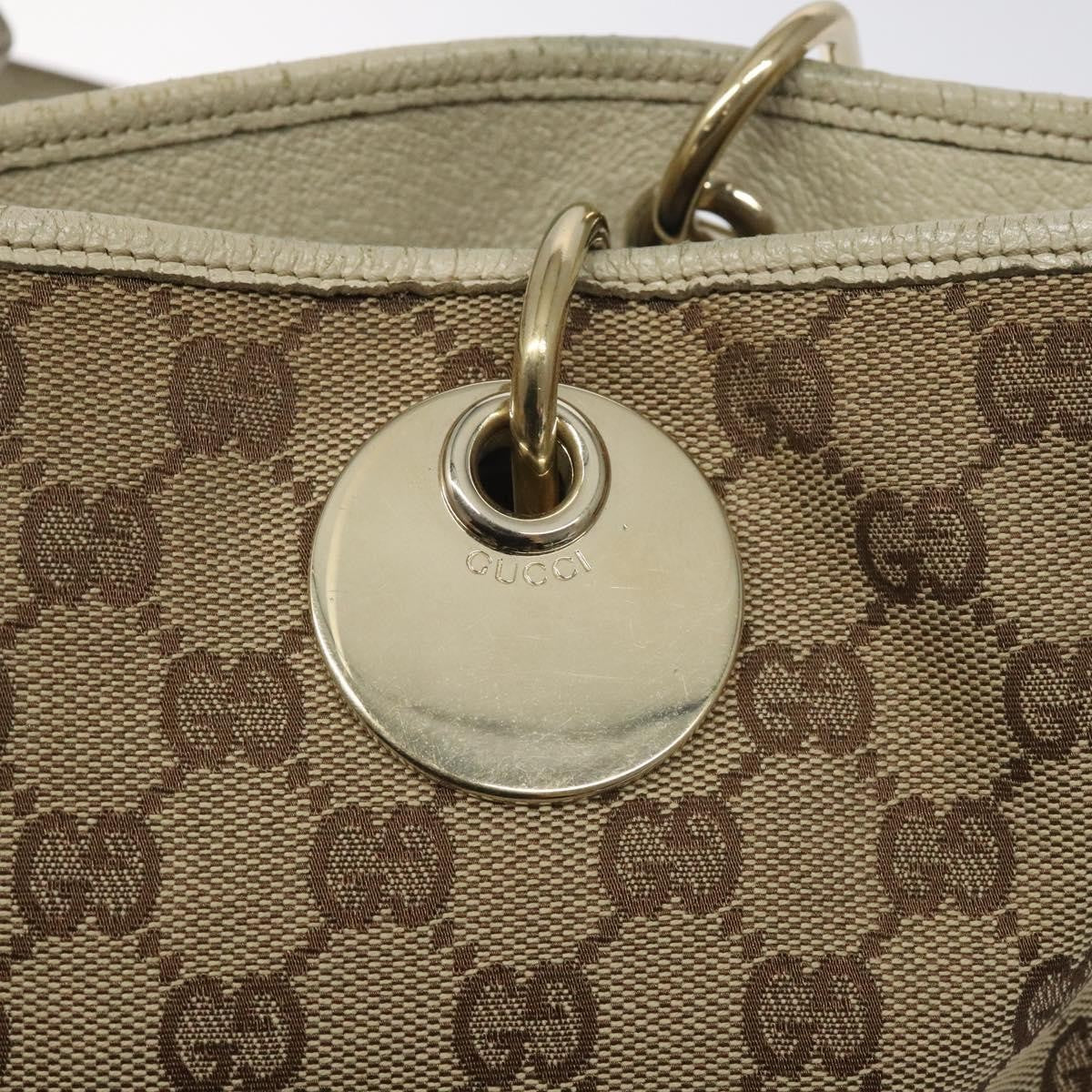 Gucci GG Canvas Bag Canvas, BEIGE, CANVAS, Tote bag