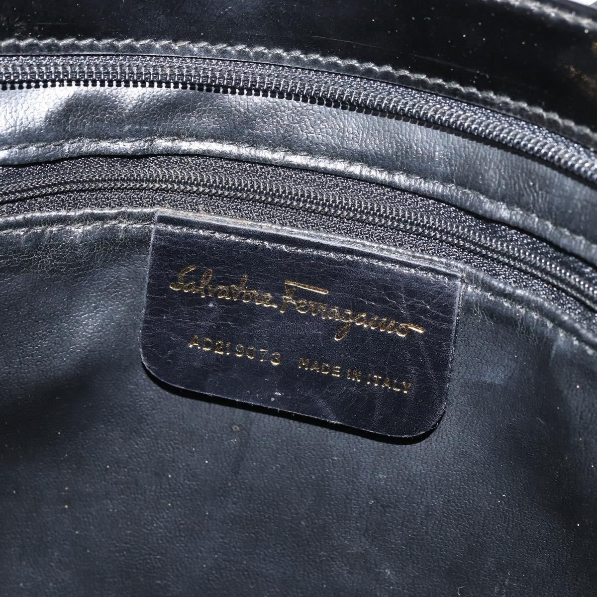 Salvatore Ferragamo Vala tote Canvas, BLACK, CANVAS, Tote bag