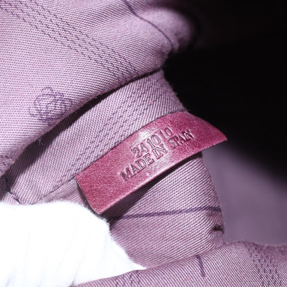 Loewe Anagram handbag Leather, BLUE, LEATHER, Handbag