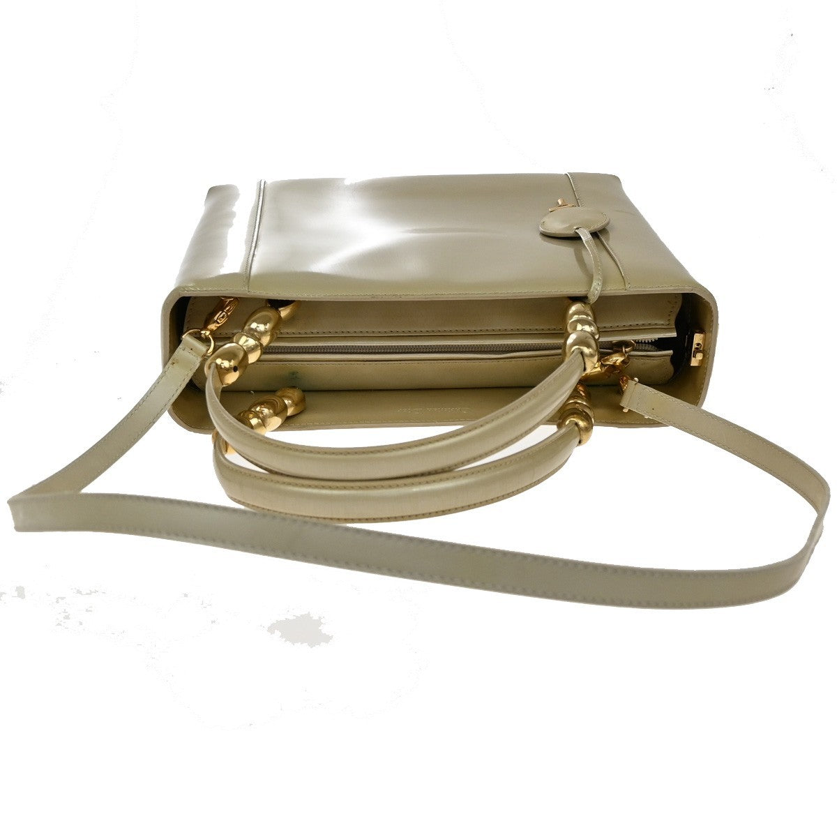 Christian Dior Malice handbag Patent leather, BEIGE, PATENT_LEATHER, Handbag