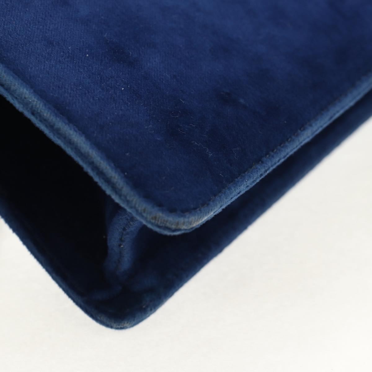 Gucci G Broadway Shoulder Bag Velvet with Crystals, BLUE, VELVET, Shoulder bag