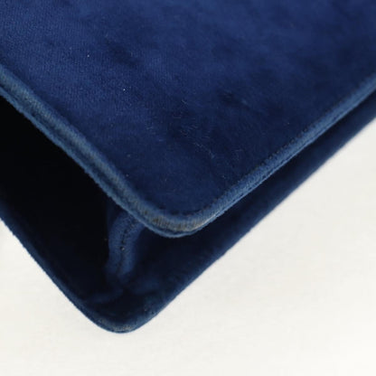 Gucci G Broadway Shoulder Bag Velvet with Crystals, BLUE, VELVET, Shoulder bag