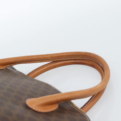 Celine Vintage Macadam Handbag Canvas, Brown, Canvas, Handbag