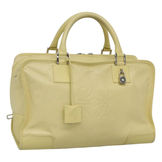 Loewe Amazona NM Bag Leather, YELLOW, LEATHER, Handbag