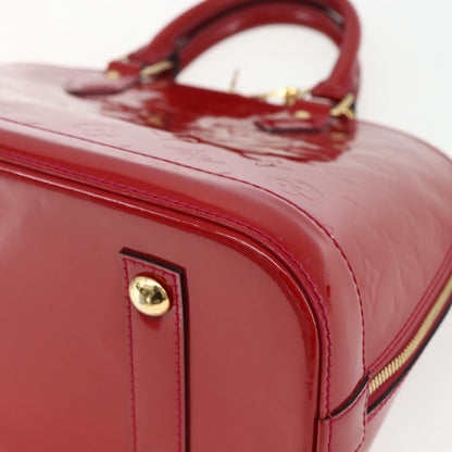 Louis Vuitton Alma Handbag Patent Leather, RED, PATENT_LEATHER, Handbag