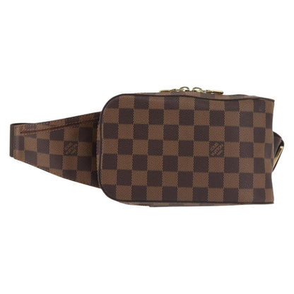 Louis Vuitton Geronimos Waist Bag Damier, BROWN, CANVAS, Shoulder bag