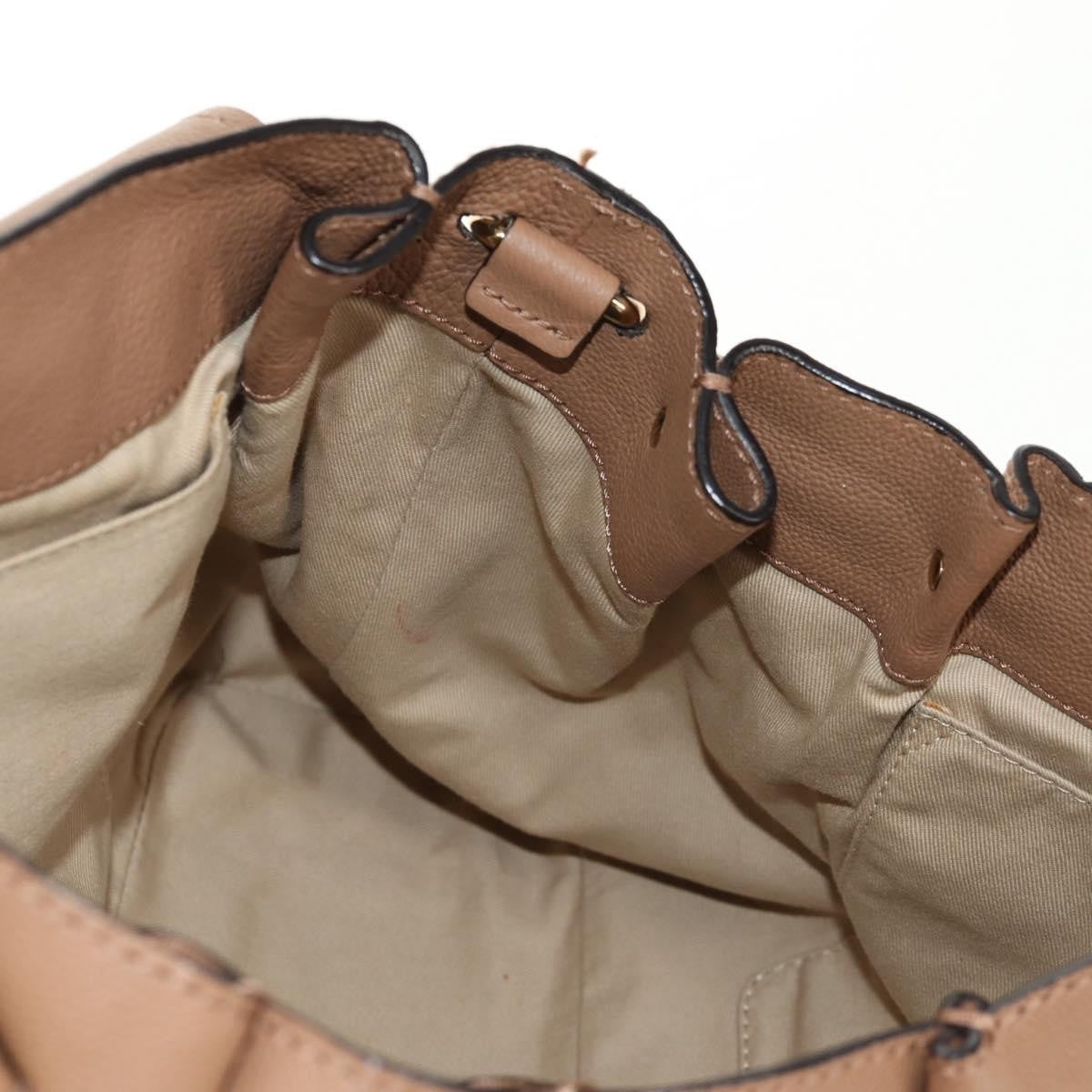 Chloe Elsie Convertible Satchel Leather, BEIGE, LEATHER, Handbag