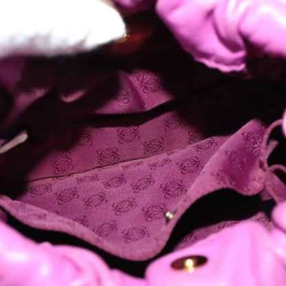 Loewe Flamenco Crossbody Bag Leather, PURPLE, LEATHER, Shoulder bag