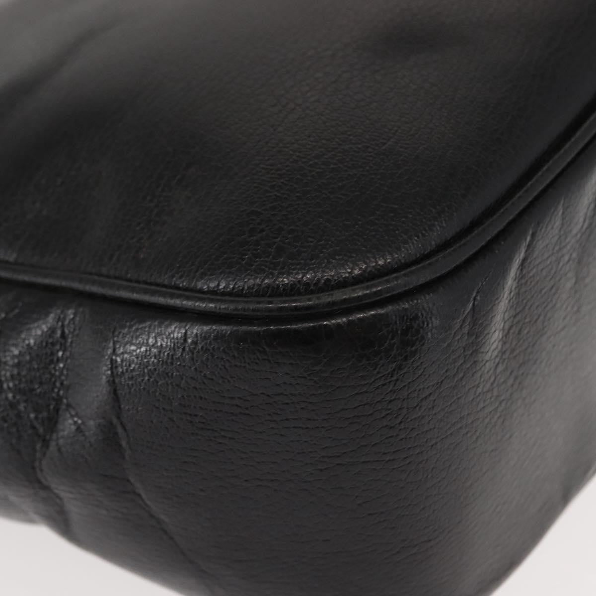 Salvatore Ferragamo Gancini Tote Leather, BLACK, LEATHER, Tote bag