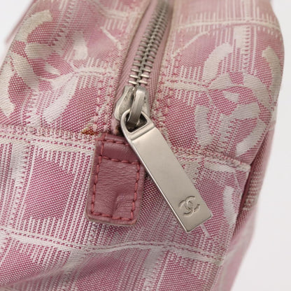 Chanel Travel Line Satchel Nylon, PINK, NYLON, Handbag