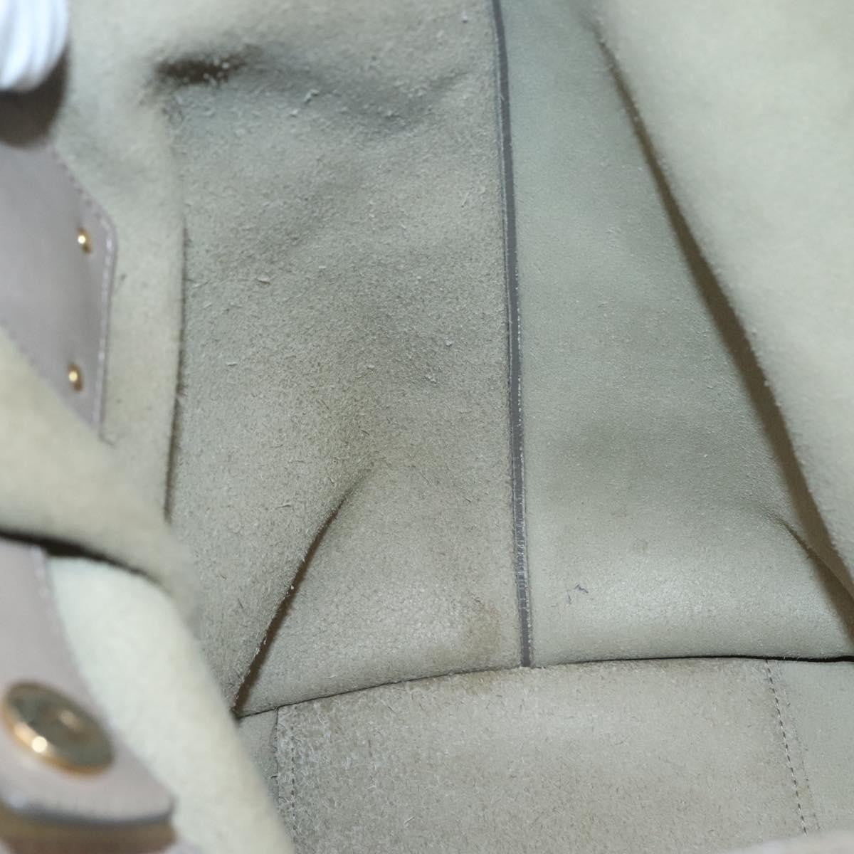 Chloe Vick Tote Leather, BEIGE, LEATHER, Tote bag