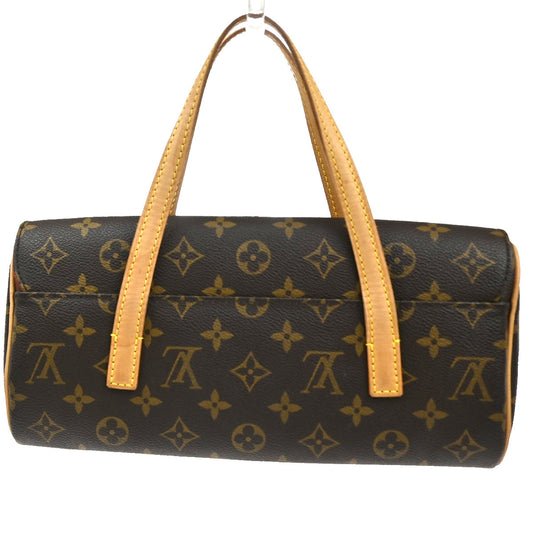 Louis Vuitton Sonatine Handbag Monogram Canvas, BROWN, CANVAS, Handbag