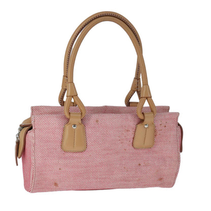 Burberry Vintage Handbag Canvas, RED, CANVAS, Handbag