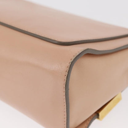 Chloe Elle Chain Clutch Leather, PINK, LEATHER, Shoulder bag