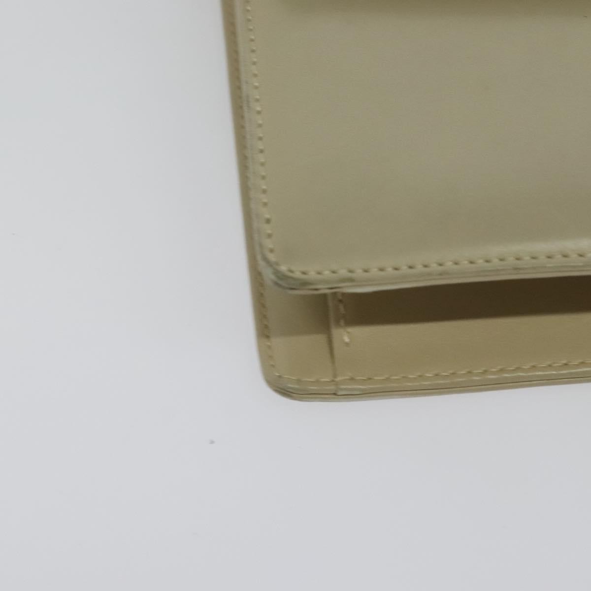 Gucci Vintage Interlocking G Flap Shoulder Bag Leather, BEIGE, LEATHER, Shoulder bag