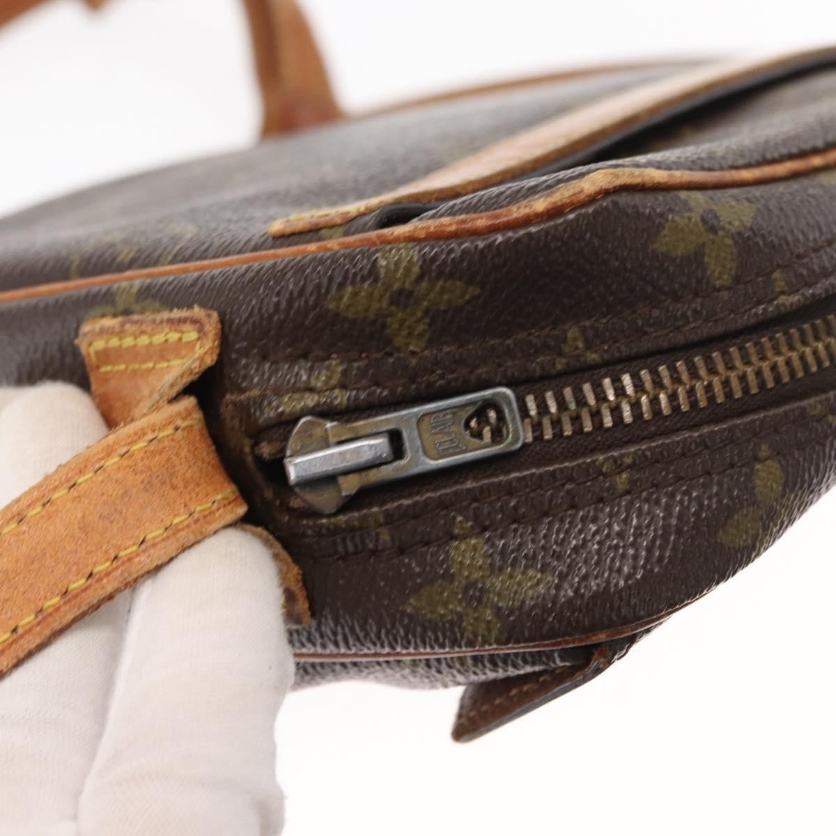 Louis Vuitton Jeune Fille Handbag Monogram Canvas, BROWN, CANVAS, Shoulder bag