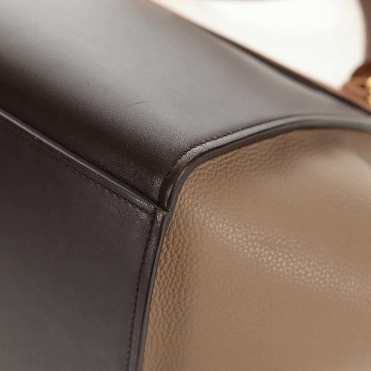 Celine Tricolor Trapeze Bag Leather, MULTICOLOUR, LEATHER, Handbag