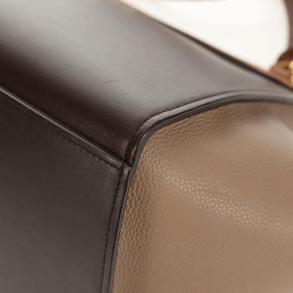 Celine Tricolor Trapeze Bag Leather, MULTICOLOUR, LEATHER, Handbag