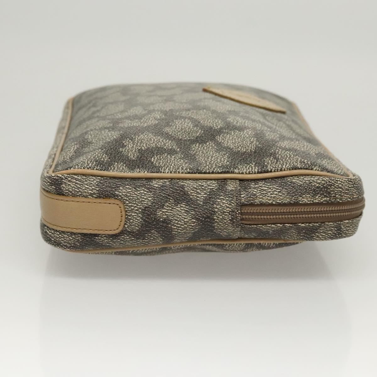 Saint Laurent Vintage Clutch PVC, GRAY, PVC, Clutche & pouche