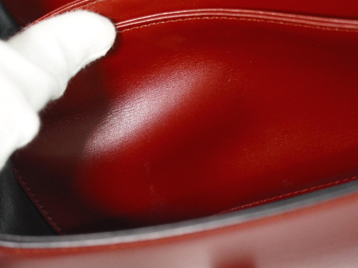 Loewe Barcelona Shoulder Bag Leather, BURGUNDY, LEATHER, Shoulder bag