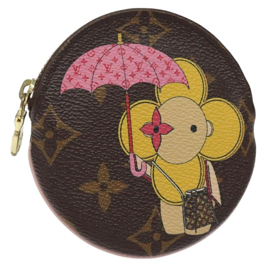 Louis Vuitton Round Coin Purse Limited Edition Monogram Canvas, BROWN, CANVAS, Wallets