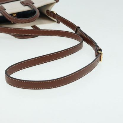 Burberry Logo Zip Wristlet Pouch Nylon, BROWN, CANVAS, Clutche & pouche