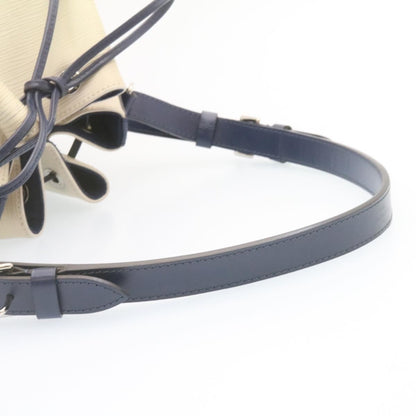 Louis Vuitton Petit Noe Handbag Two Tone Epi Leather, WHITE, LEATHER, Handbag