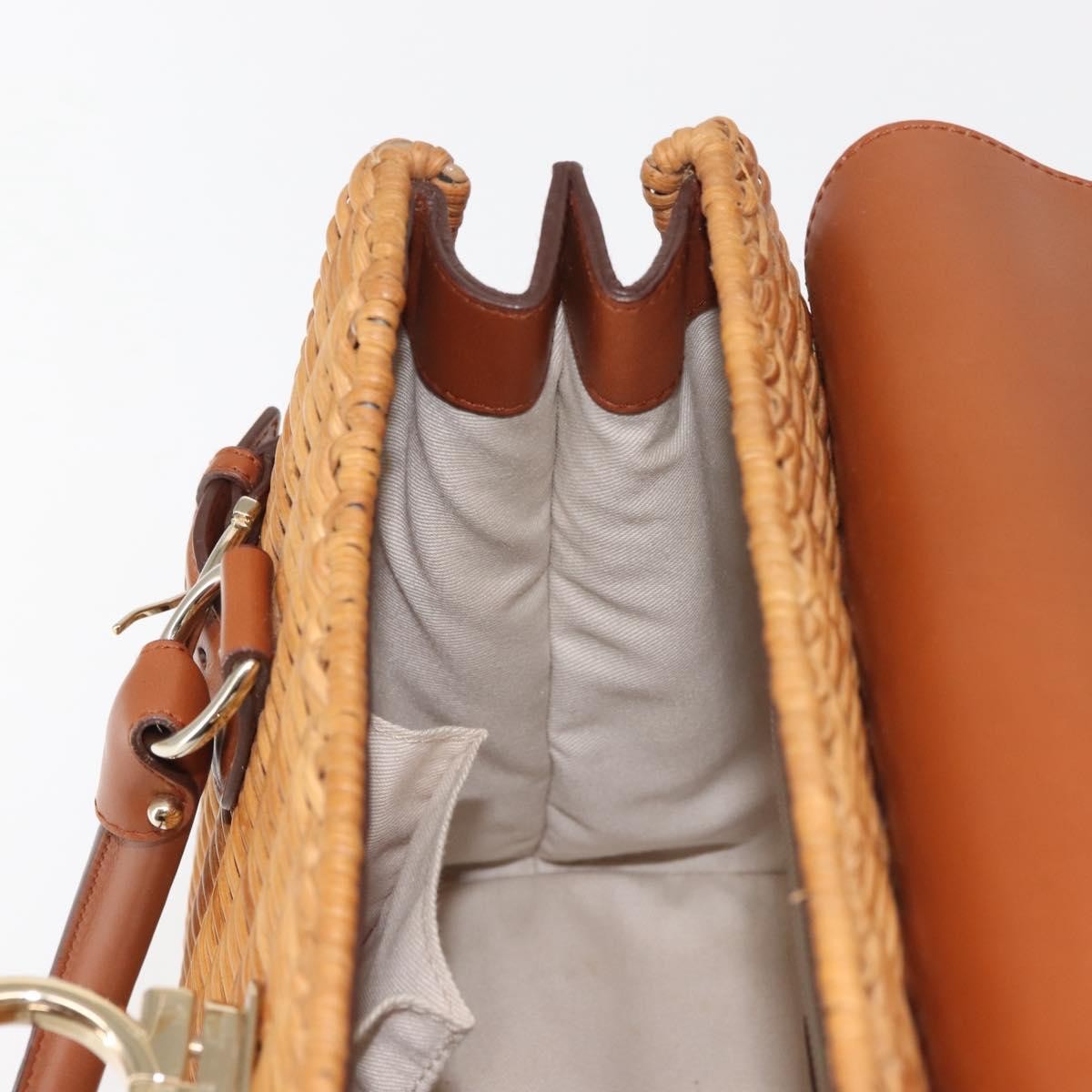 Salvatore Ferragamo Gancini mini handbag Wood, BEIGE, WOOD, Handbag