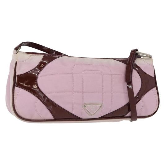 Prada Vintage Shoulder Bag Tessuto, PINK, NYLON, Shoulder bag