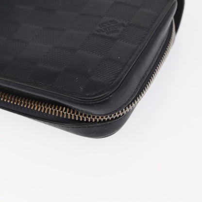 Louis Vuitton Zippy XL Damier Leather, BLACK, LEATHER, Wallets