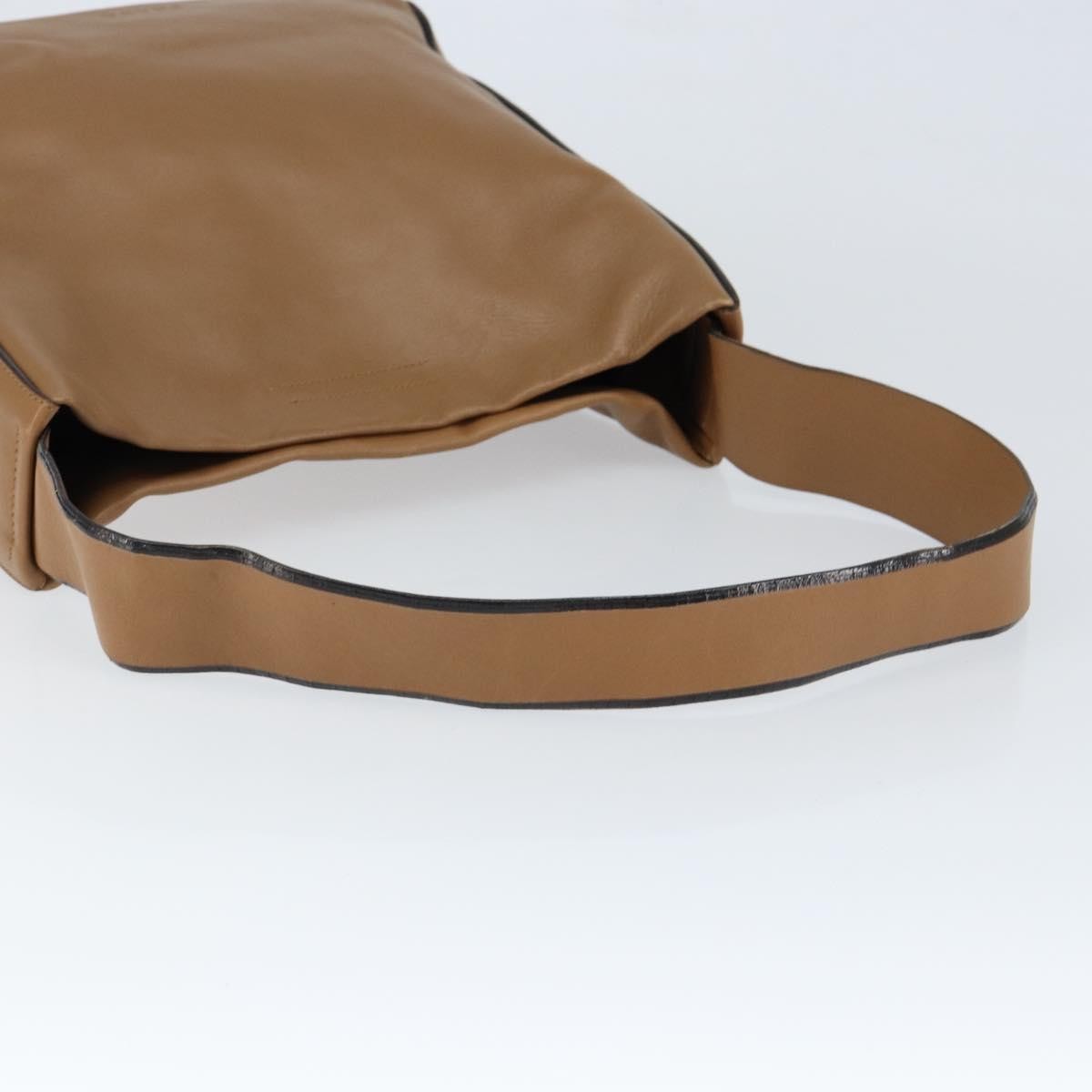 Prada Vintage Shoulder Bag Leather, BROWN, LEATHER, Shoulder bag