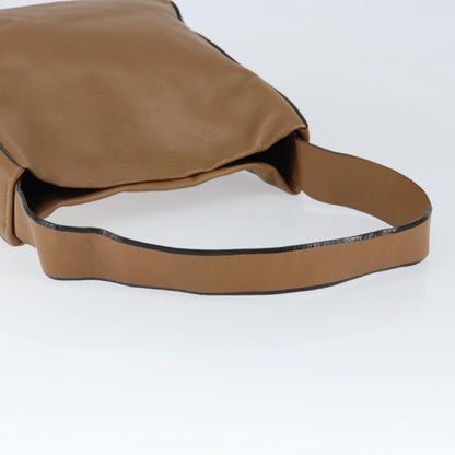 Prada Vintage Shoulder Bag Leather, BROWN, LEATHER, Shoulder bag