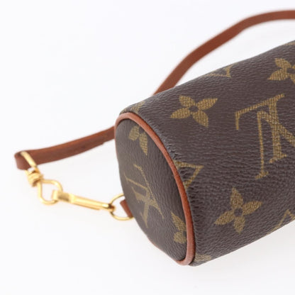 Louis Vuitton Papillon Pochette Monogram Canvas, BROWN, CANVAS, Clutche & pouche